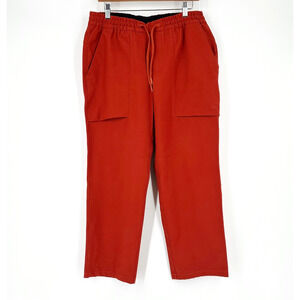 Lululemon Mens Bowline Pants Large Utilitech Elastic Waist Casual Aztec Brick